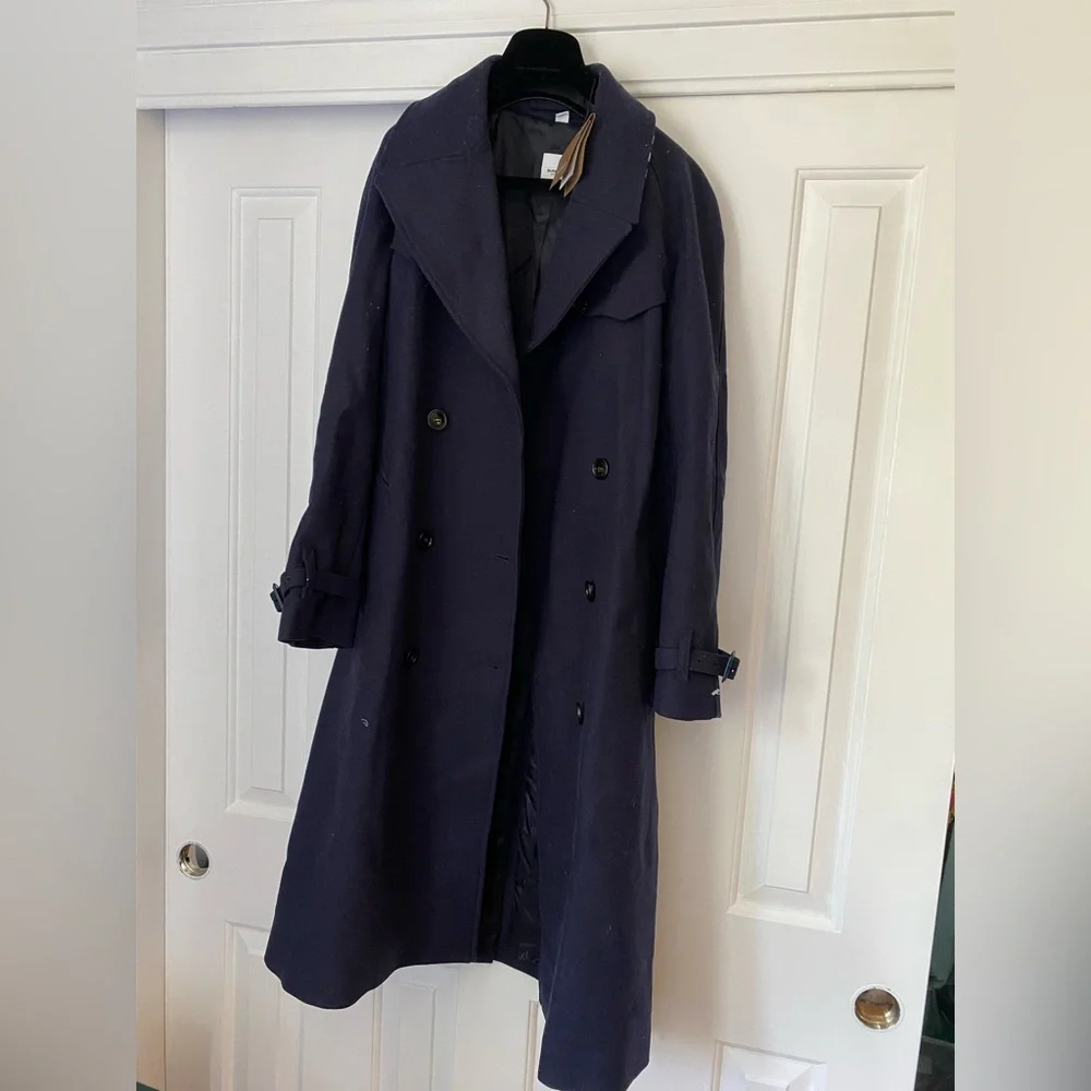 Last-time ✨ Burberry London Navy coat - Picture 2 of 8